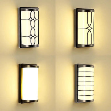 Outdoor waterproof wall lamp Outdoor courtyard garden villa balcony corridor entrance door wall lamp Alostoura lighting