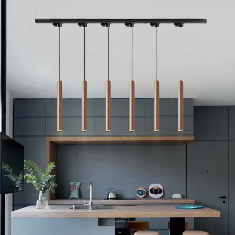 Pendant Lamp Long Tube lamp Bar Decoration Pendant Light Alostoura lighting