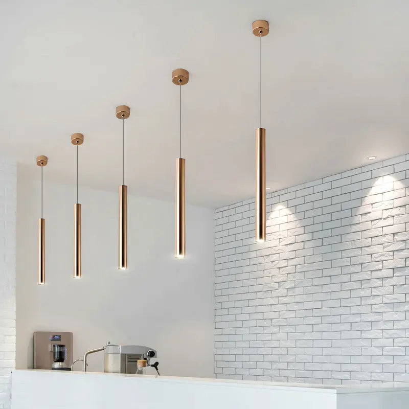 Pendant Lamp Long Tube lamp Bar Decoration Pendant Light Alostoura lighting