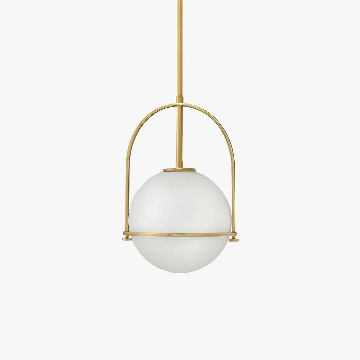 Pendant lamp Minimalist White Glass Black Hanging Light Fixtures for Dining Room Bedroom Alostoura lighting