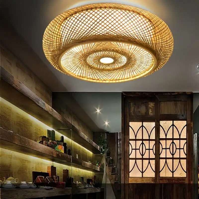 Bamboo light deals fixture