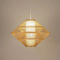 Rattan bamboo lamp for home dinging room cafe and restaurant Alostoura lighting