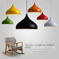 Round Aluminum Retro Pedant Light For Bar Coffee Shop LED Lighting Lamp Alostoura lighting