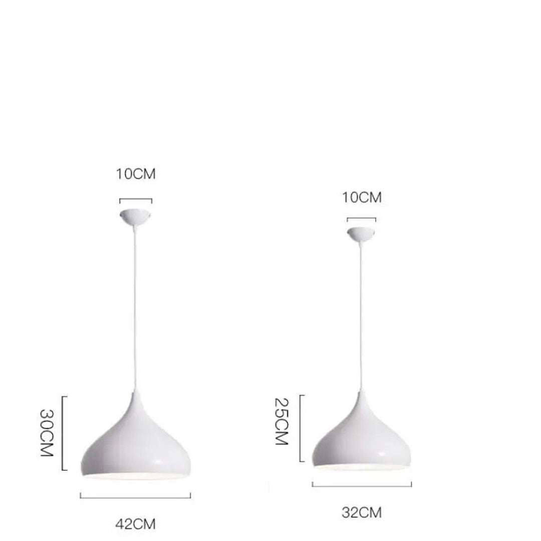 Round Aluminum Retro Pedant Light For Bar Coffee Shop LED Lighting Lamp Alostoura lighting