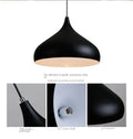 Round Aluminum Retro Pedant Light For Bar Coffee Shop LED Lighting Lamp Alostoura lighting