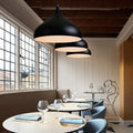 Round Aluminum Retro Pedant Light For Bar Coffee Shop LED Lighting Lamp Alostoura lighting