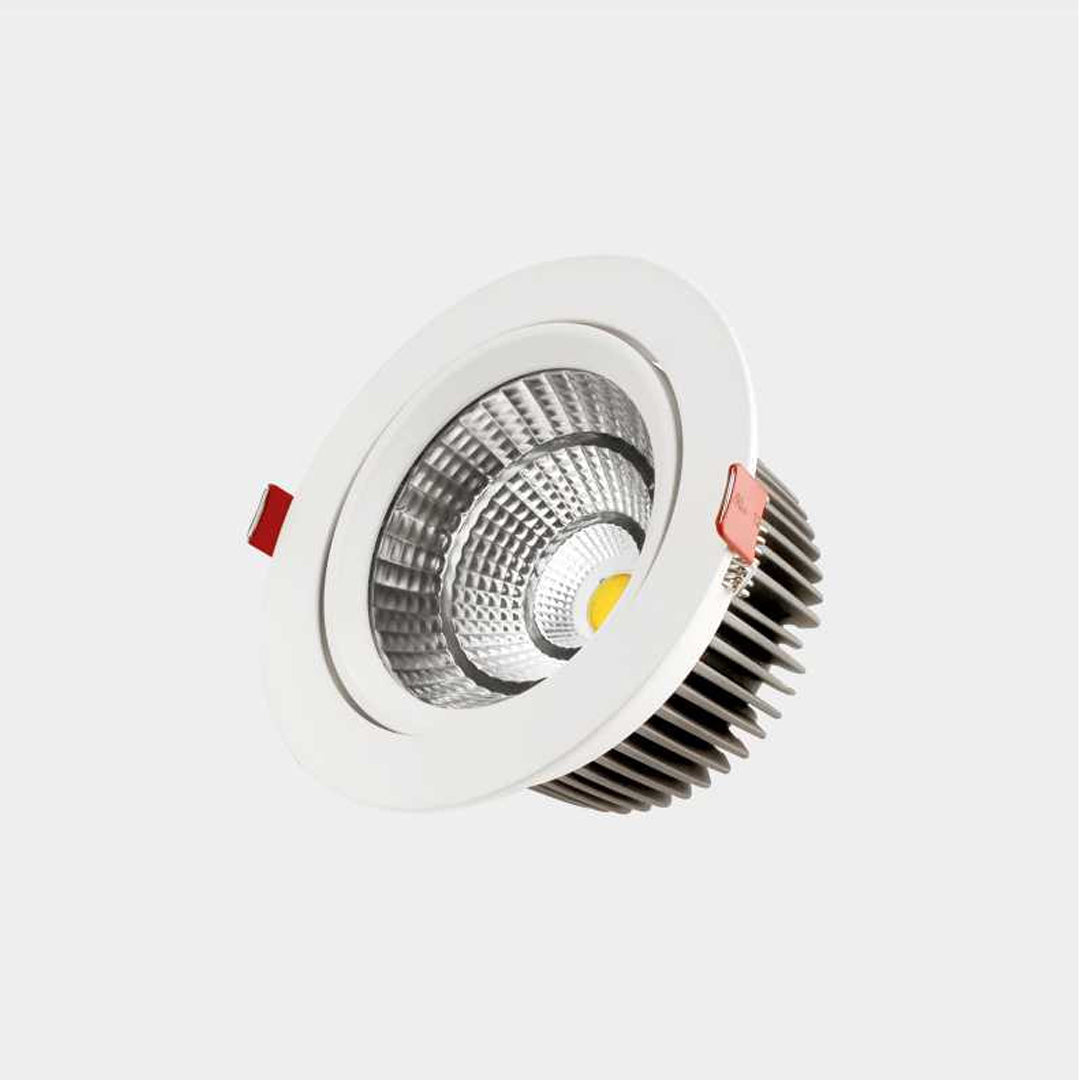 Round Spot Project Down Light 7W Hotel Recessed Adjustable LED COB Downlight Popular Alostoura lighting