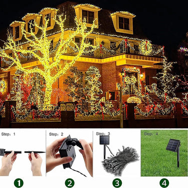 SOLOR LED CHRISTMAS LIGHTS Alostoura lighting