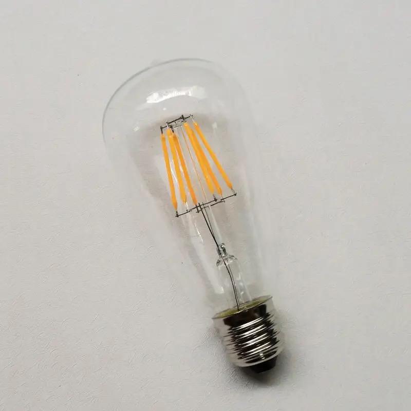 ST64 LED Filament Light Bulb E27 Alostoura lighting