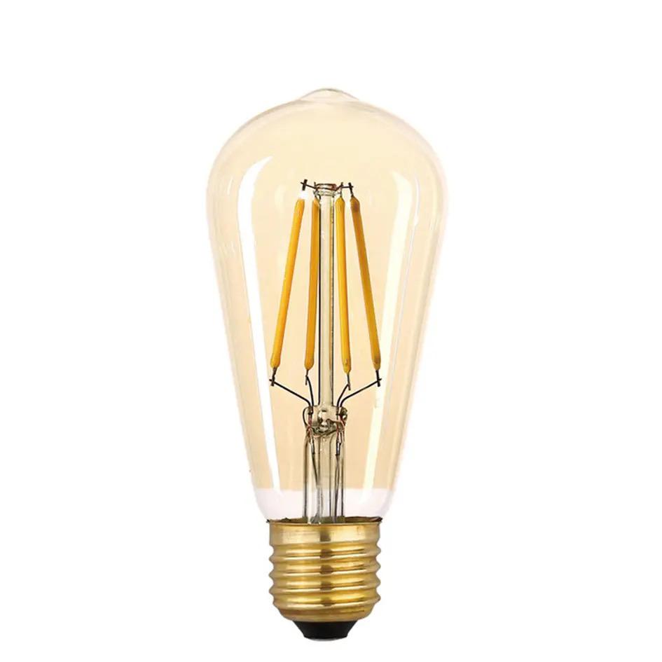 ST64 LED Filament Light Bulb E27 Alostoura lighting