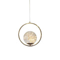 Simple Creative Modern Hanging Pendant Lamps Round Circle Metal Pendant Light Alostoura lighting