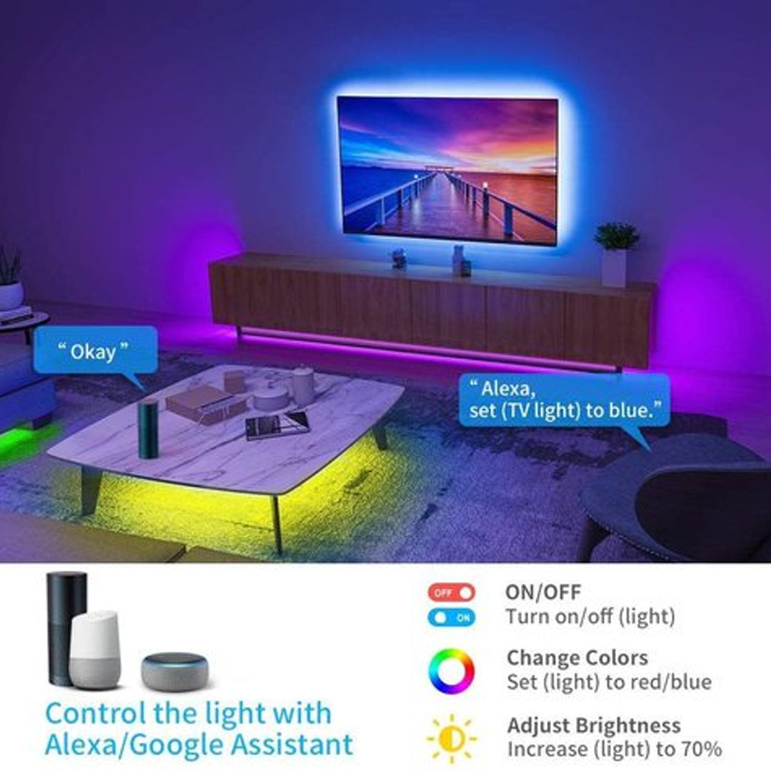 Smart Wi-Fi RGB LED Strip Light Kit Alostoura lighting