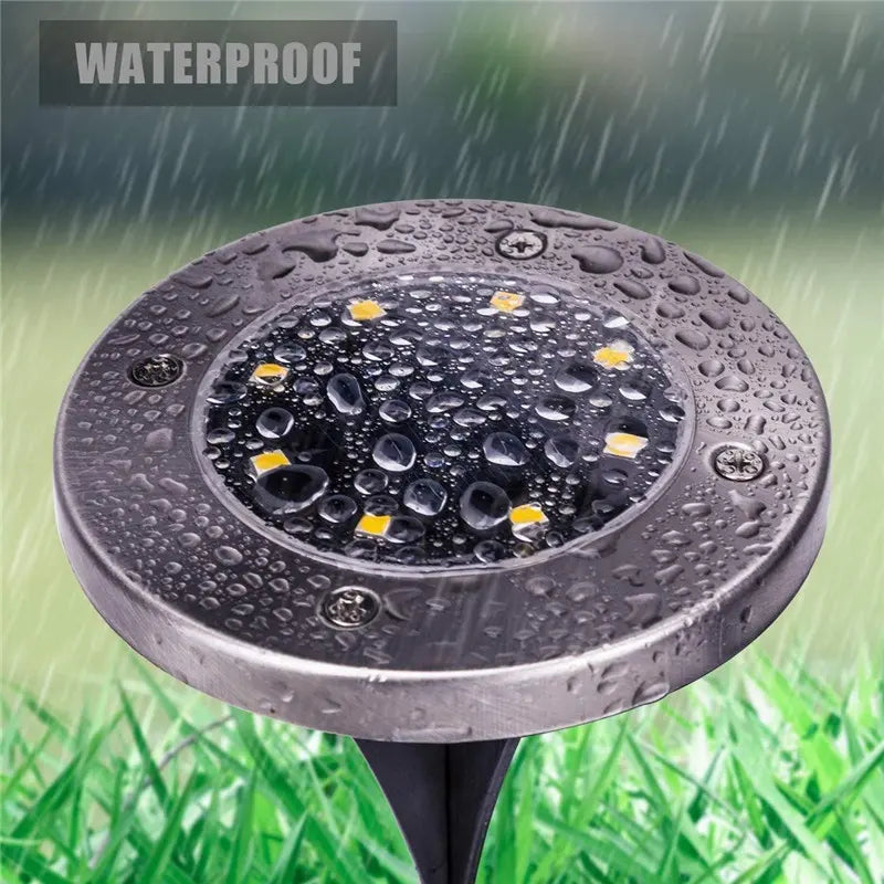 Solar Garden Disk Light IP67 Alostoura lighting