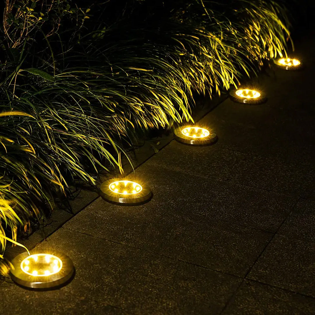 Solar Garden Disk Light IP67 Alostoura lighting