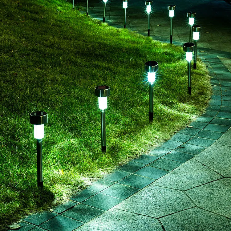 Solar Light Led Garden Pathway Warm White Alostoura lighting