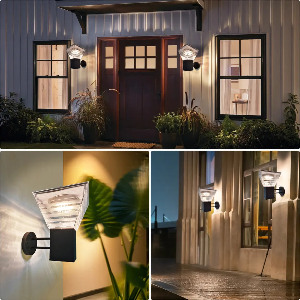 Solar Sensor Outdoor Wall Light Alostoura lighting