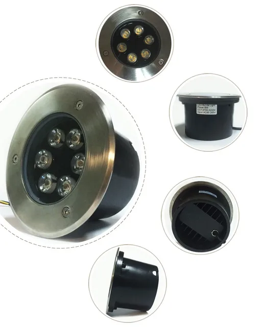 Stainless Steel LED SMD Buried Light Garden inground underground Deck Light Landscaping Ground lamp Spot Light Alostoura lighting