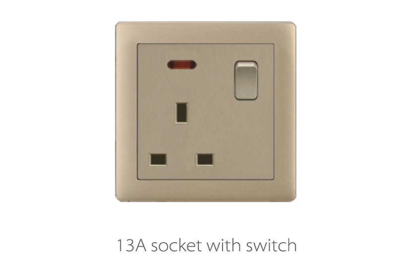 Switch And Sockets V1 Golden Base Series Alostoura lighting