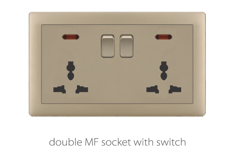 Switch And Sockets V1 Golden Base Series Alostoura lighting