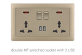 Switch And Sockets V1 Golden Base Series Alostoura lighting