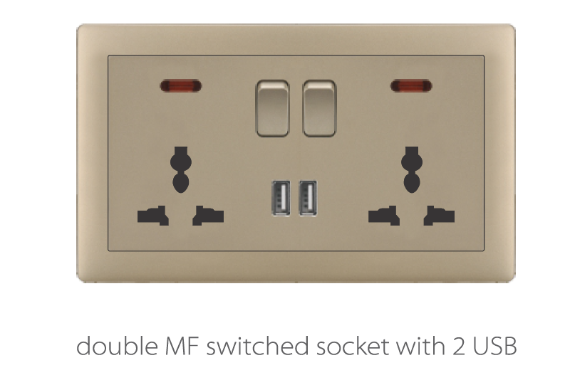 Switch And Sockets V1 Golden Base Series Alostoura lighting