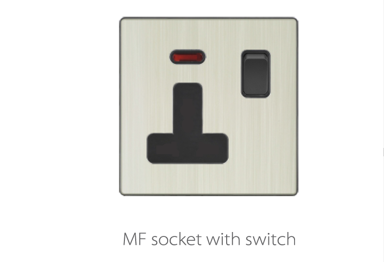 Switch And Sockets V3 Coffee Aluminum Base Series Alostoura lighting