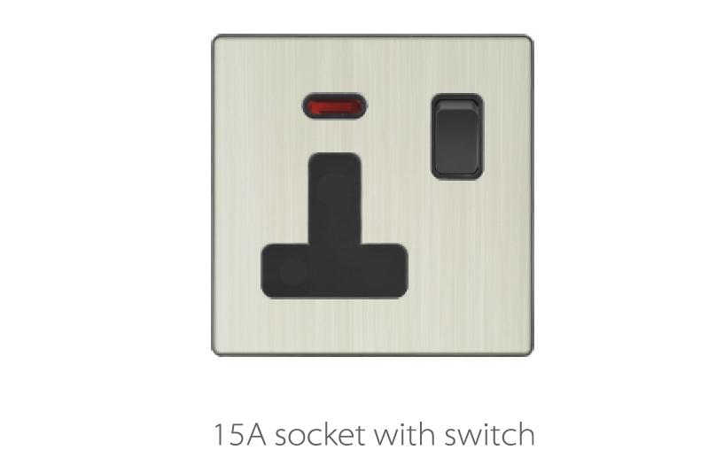 Switch And Sockets V3 Coffee Aluminum Base Series Alostoura lighting