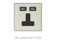 Switch And Sockets V3 Coffee Aluminum Base Series Alostoura lighting