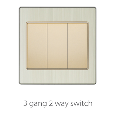 Switch And Sockets V3 Golden-Aluminum Base Series Alostoura lighting
