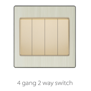 Switch And Sockets V3 Golden-Aluminum Base Series Alostoura lighting