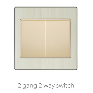 Switch And Sockets V3 Golden-Aluminum Base Series Alostoura lighting