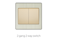 Switch And Sockets V3 Golden-Aluminum Base Series Alostoura lighting