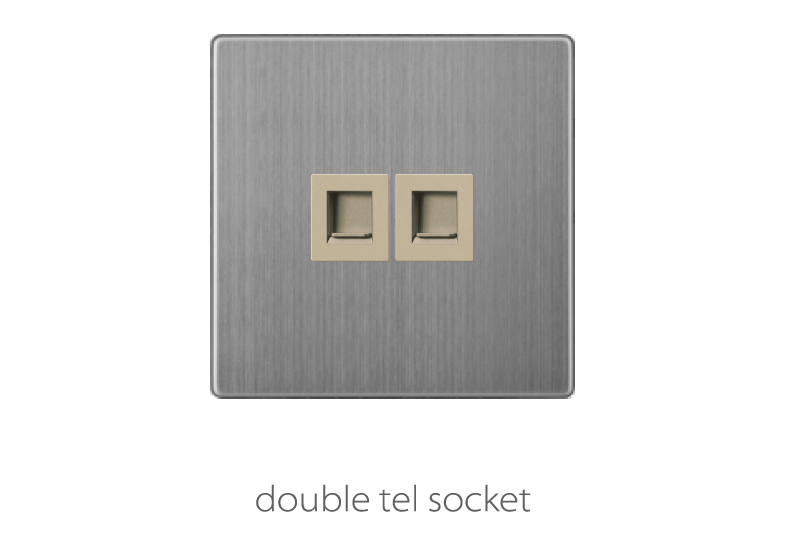 Switch And Sockets V3 Golden-Stainless Base Series Alostoura lighting