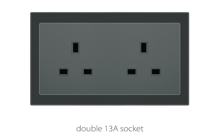 Switch And Sockets V4 Black Base Series Alostoura lighting