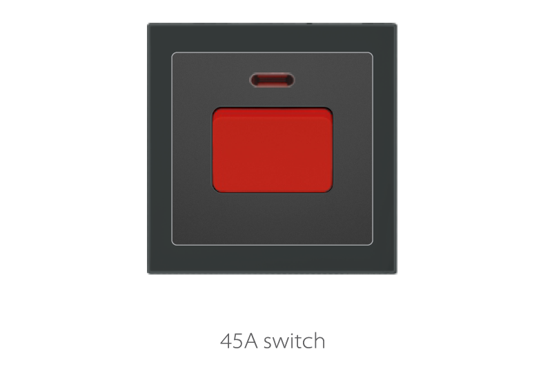 Switch And Sockets V4 Black Base Series Alostoura lighting