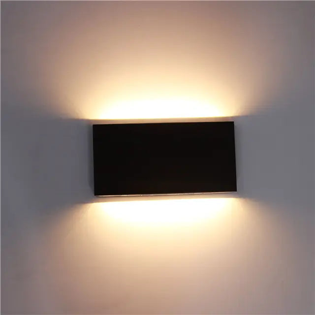 Up-Down Ultra-thin Household Outdoor Warm Color Wall Light Alostoura lighting