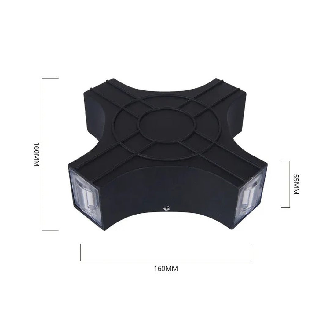 Villa Courtyard Multi Angle Lighting Ip65 LED Wall Lamp Alostoura lighting