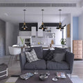 Vintage Iron Pendant Light Loft Retro Chandelier E27 Base Industrial Hanging Lamp Edison Home Lighting For Living Room Alostoura lighting