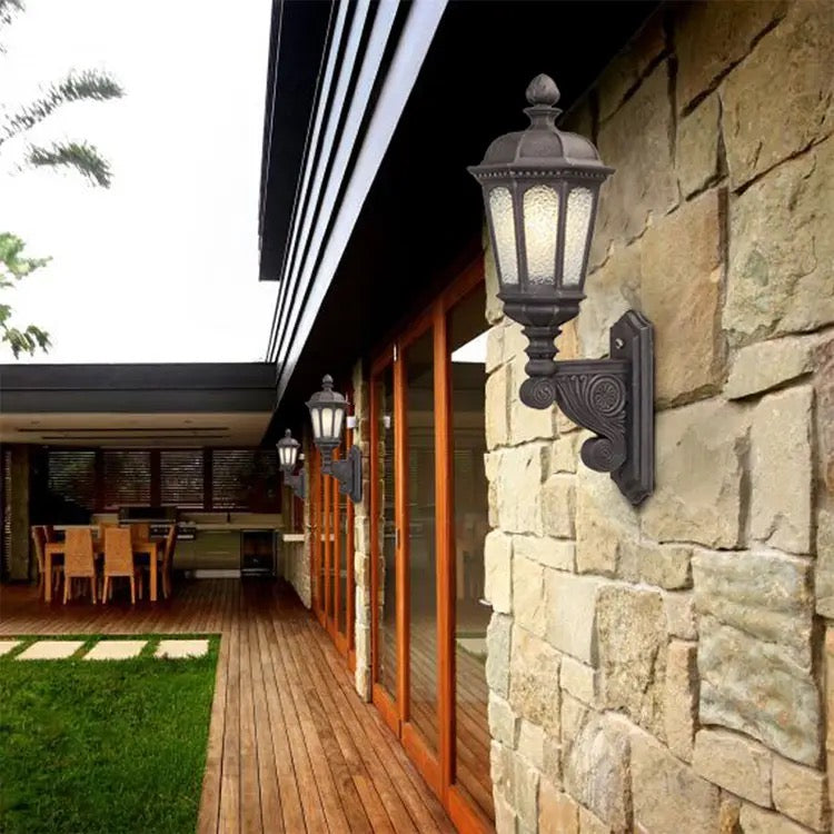 Vintage outdoor waterproof aluminum led outdoor wall light classic outdoor wall lamps for garden corridor street Alostoura lighting