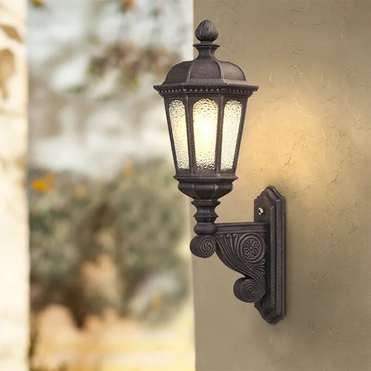 Vintage outdoor waterproof aluminum led outdoor wall light classic outdoor wall lamps for garden corridor street Alostoura lighting