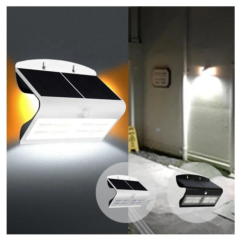 Waterproof High Lumen Solar Powered Motion Sensor wall Lamp Lights For Backyard Patio Yard Alostoura lighting