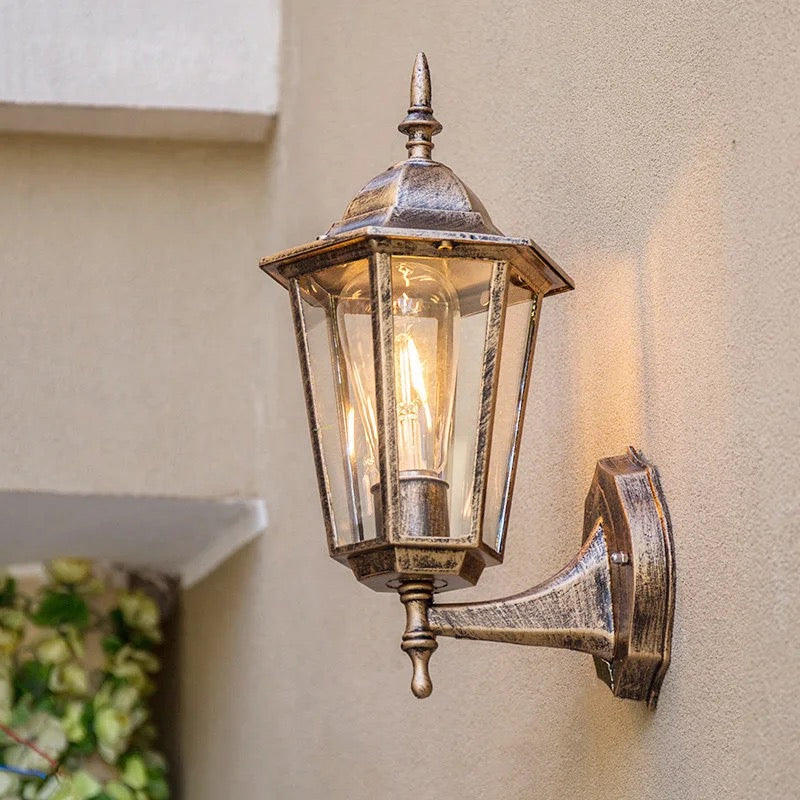 Waterproof Rust proof Wall Light Outdoor Wall Sconce Led Water drop ellipse Light Fixture old-fashioned Vintage Retro wall lamp Alostoura lighting