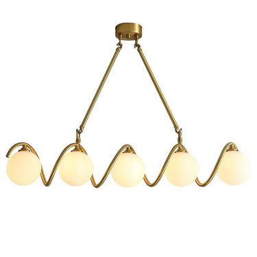 White Glass Shade 6 light Chandelier Bedroom Chandelier Lamp Alostoura lighting