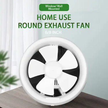 Window exhaust Fan Kitchen Mute Powerful Ventilation Fan Bathroom Alostoura lighting