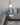 Double marble black floor lamp detail