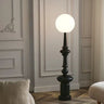 Noir Orb Sculptural Floor Lamp globe