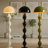 Sculptural Dome Floor Lamp white black olive green