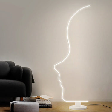 Side face floor lamp room setting