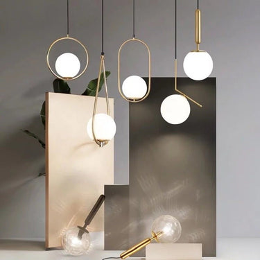 Single pendant ceiling light hung
