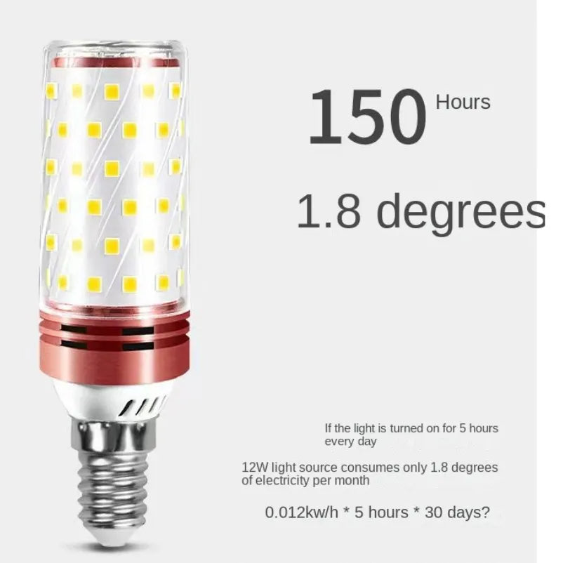 LED Corn Lamp Energy Saving Candle Bulb High Power